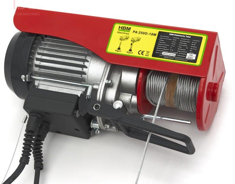 HBM 250 kg Elektrische Takel 18 meter
