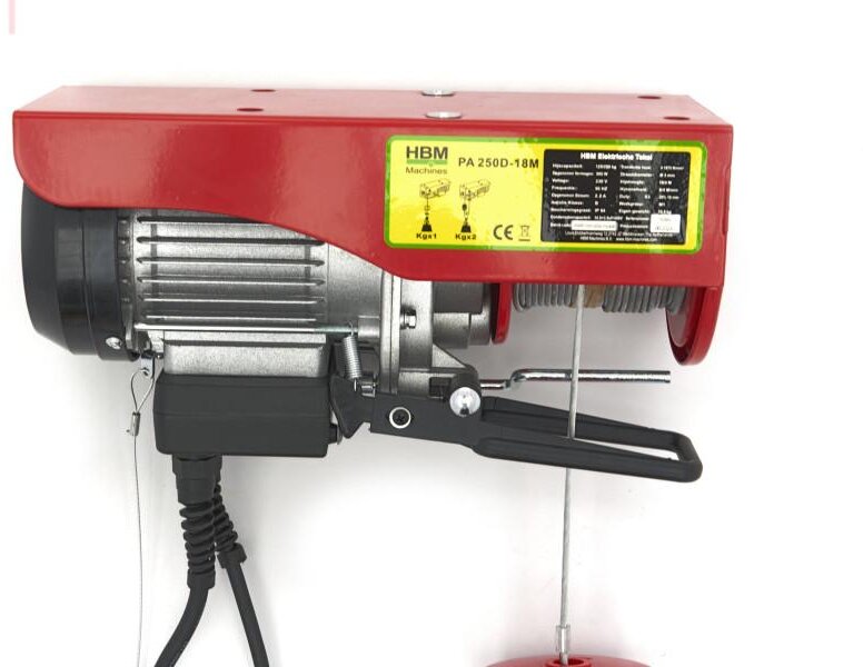 HBM 250 kg Elektrische Takel 18 meter
