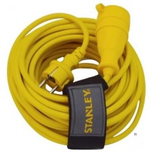 Stanley forlængerledning 10 meter H05VV - F 3 x 1,5 mm