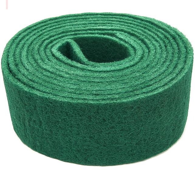 HBM Schleifvlies, Clean & Finish Roller AO 115 mm x 5 m K120 grün