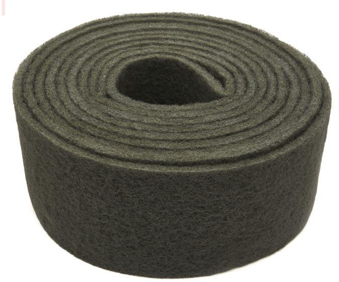 HBM slibefleece, ren- og finishrulle AO 115 mm x 5 m K320 grå