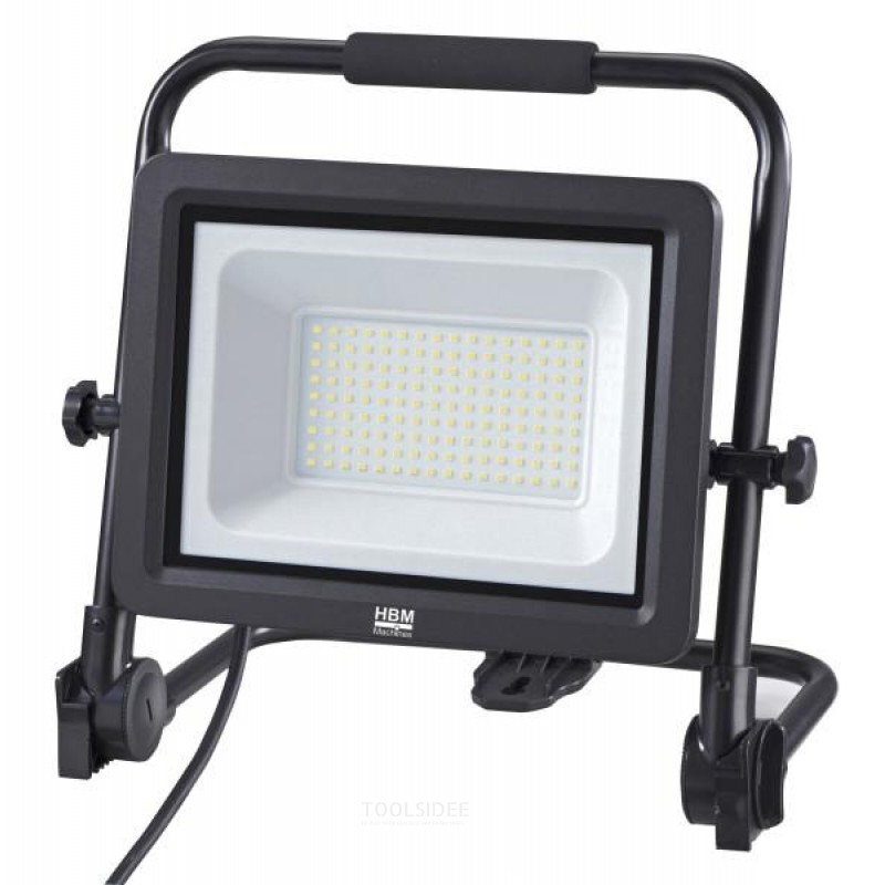 HBM kaksois-LED-rakennusvalaisin 2 x 200 W 2 x 20 500 lumenia staattisella 5000 K:n värilämpötilalla
