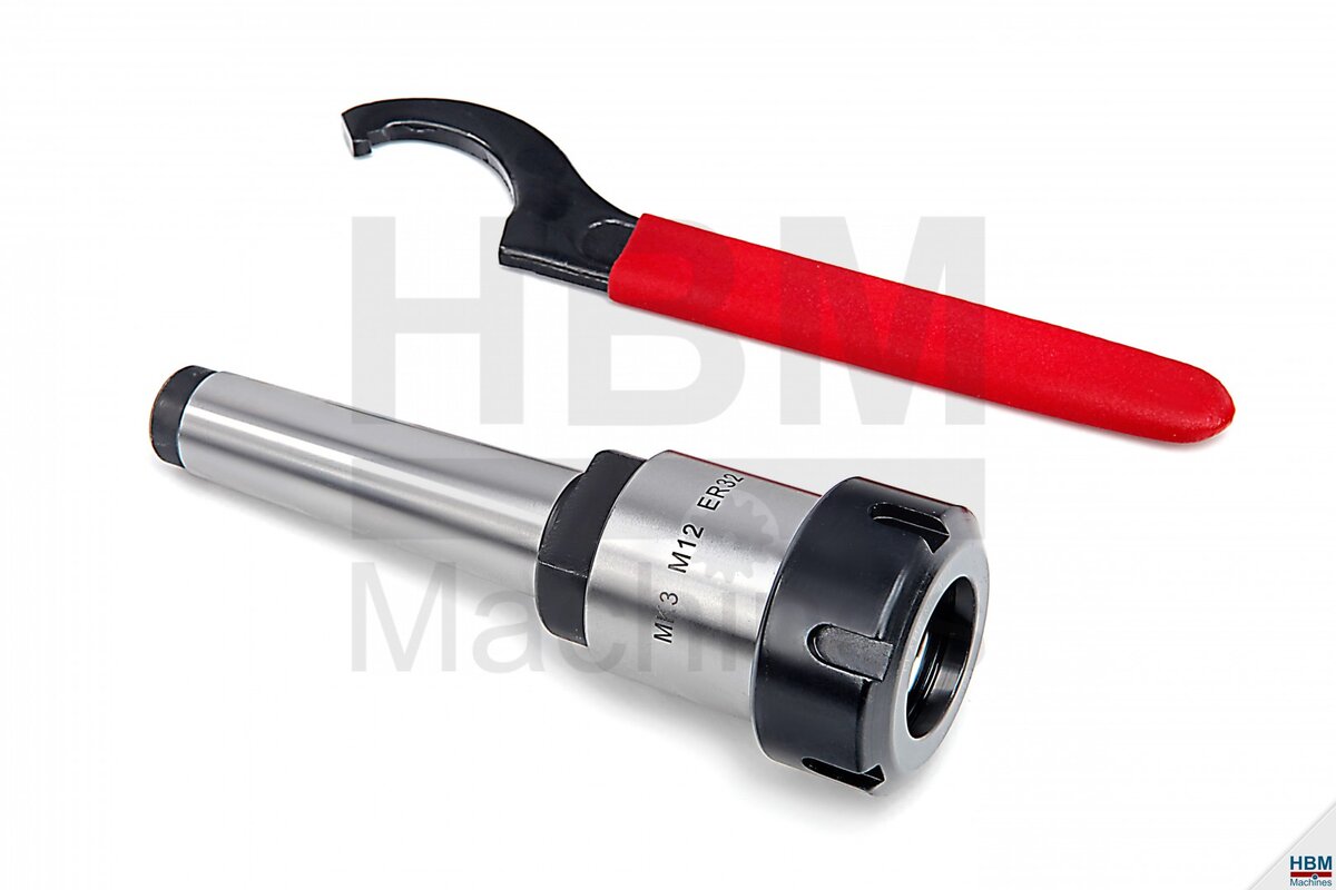 HBM mc recording collet holder with key