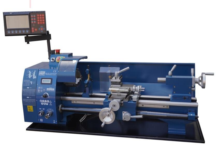 HBM metal lathe 250 x 550 DRO professional variable complete HBM metal lathe 250 x 550 DRO professional variable complete