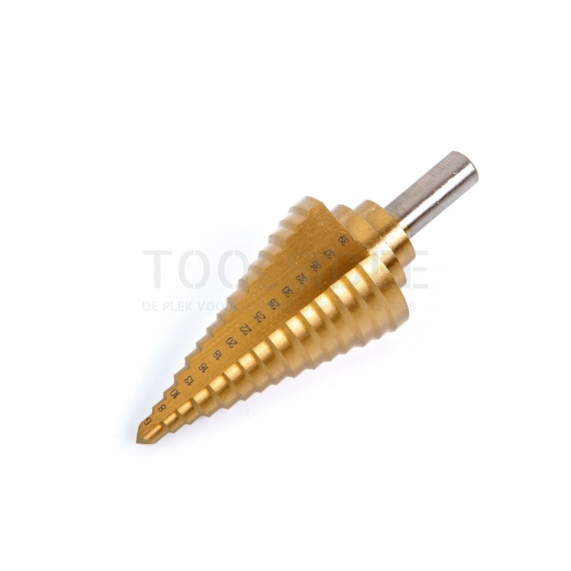 HBM HSS TiN beschichteter Stufenbohrer für Metall 4-12 mm