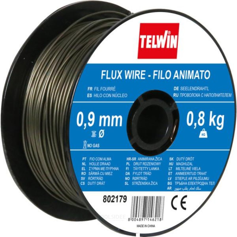 Telwin kaasu sløs flukstråd 0,9 mm 0,8 kg Telwin kaasu sløs flukstråd 0,9 mm 0,8 kg