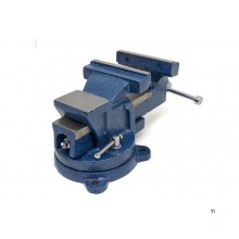 Morsa da banco HBM Profi 200 mm con base girevole