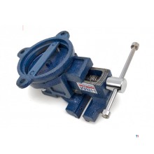 Morsa da banco HBM Profi 200 mm con base girevole