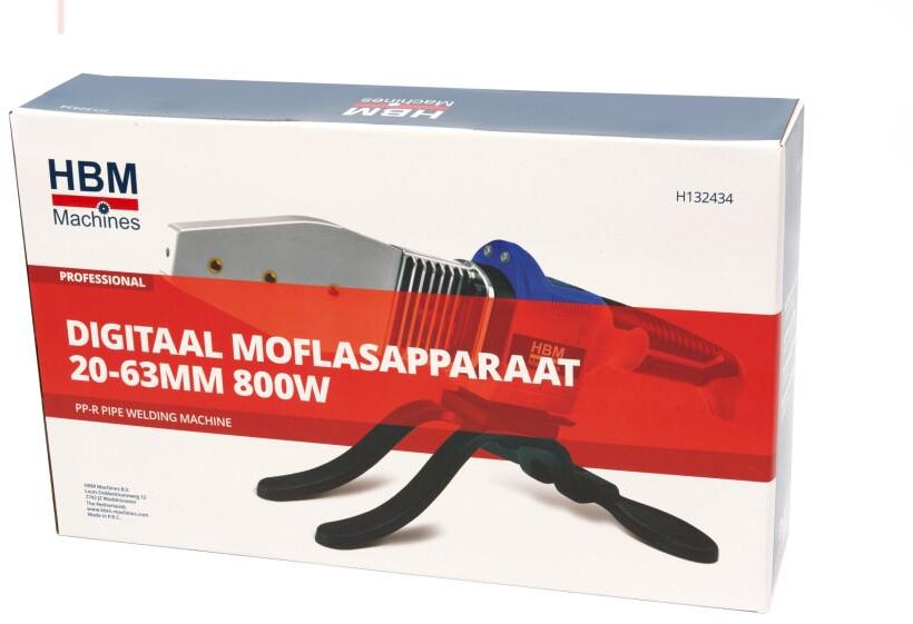 HBM digitales Muffenschweißgerät 20 - 63 mm 800 Watt