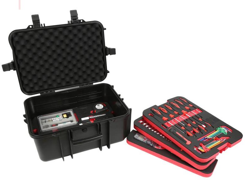 HBM MasterMilo filled tool case 159 pieces HBM MasterMilo filled tool case 159 pieces