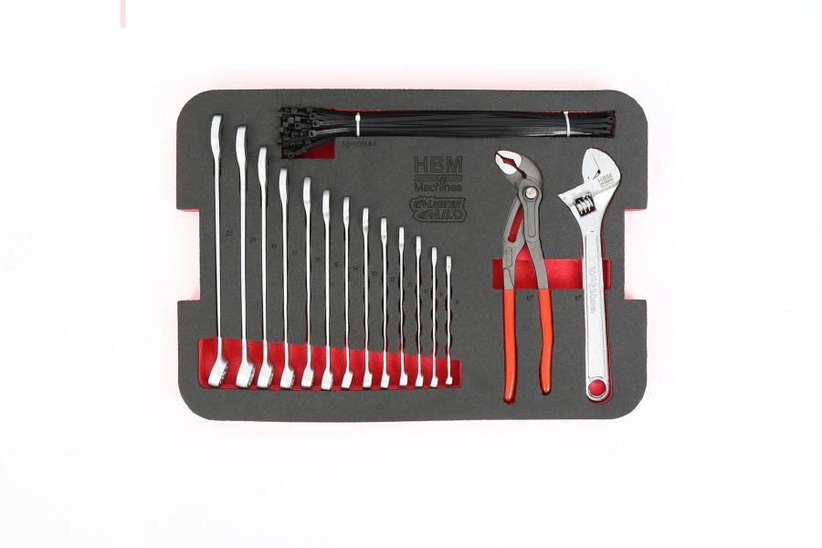 HBM MasterMilo filled tool case 159 pieces HBM MasterMilo filled tool case 159 pieces