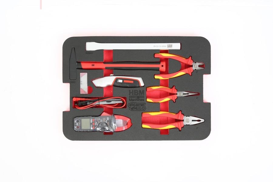 HBM MasterMilo filled tool case 159 pieces HBM MasterMilo filled tool case 159 pieces