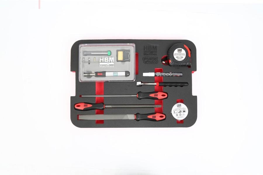 HBM MasterMilo filled tool case 159 pieces HBM MasterMilo filled tool case 159 pieces