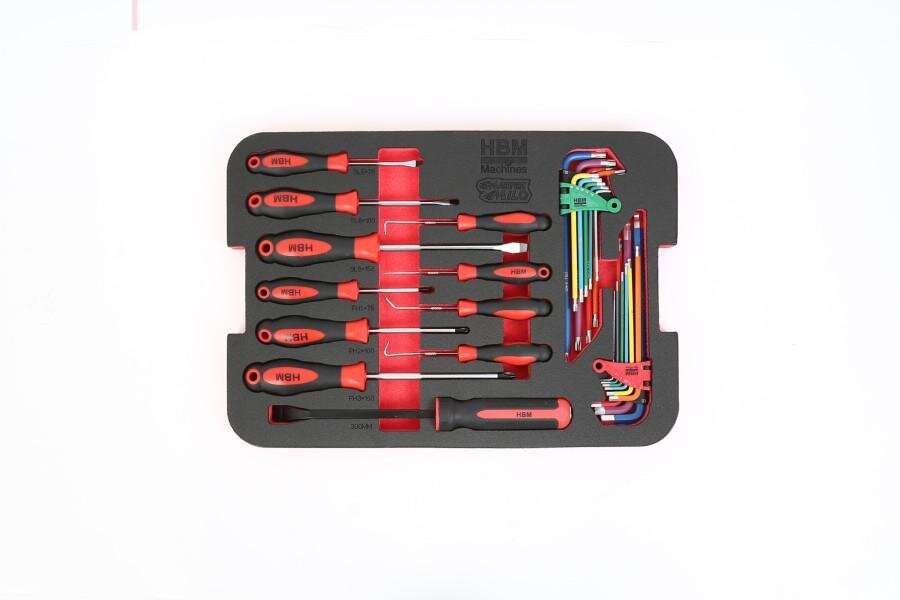 HBM MasterMilo filled tool case 159 pieces HBM MasterMilo filled tool case 159 pieces