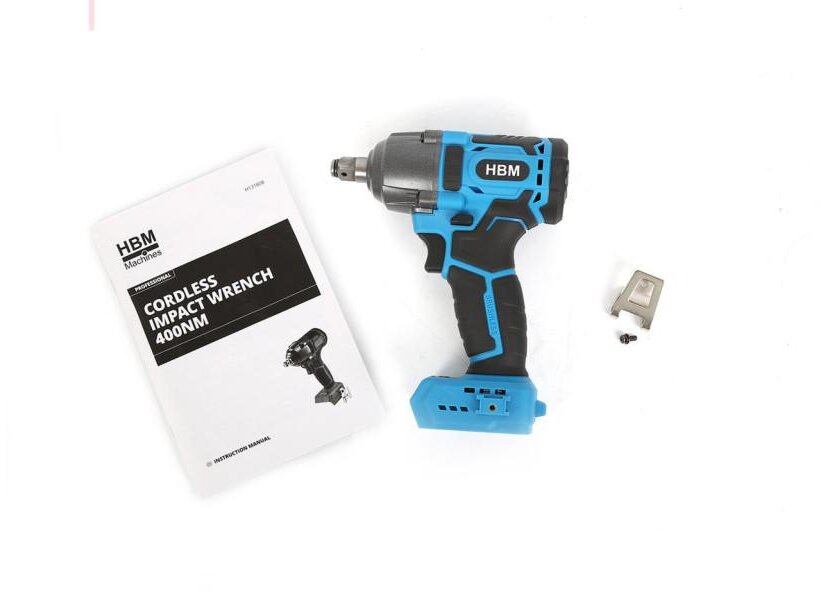 HBM accu slagmoersleutel, 350Nm, 20 Volt