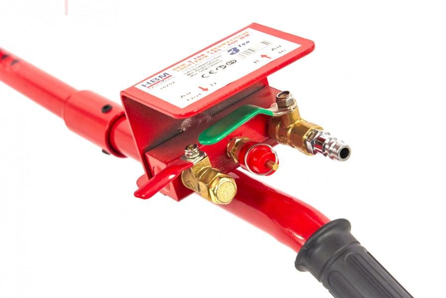 HBM 3-tonns pneumatisk luftjekk 145 - 400 mm.