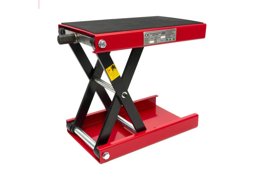 HBM Flad Mini Motorcykellift 450 kg – Rød