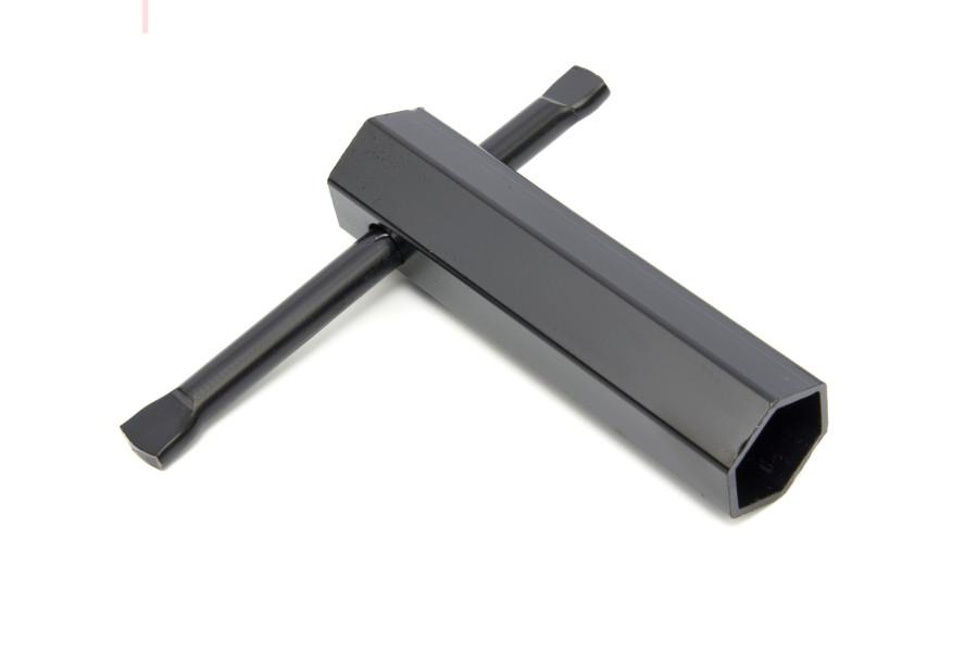 HBM Flacher Mini-Motorradlift 450 kg – Rot