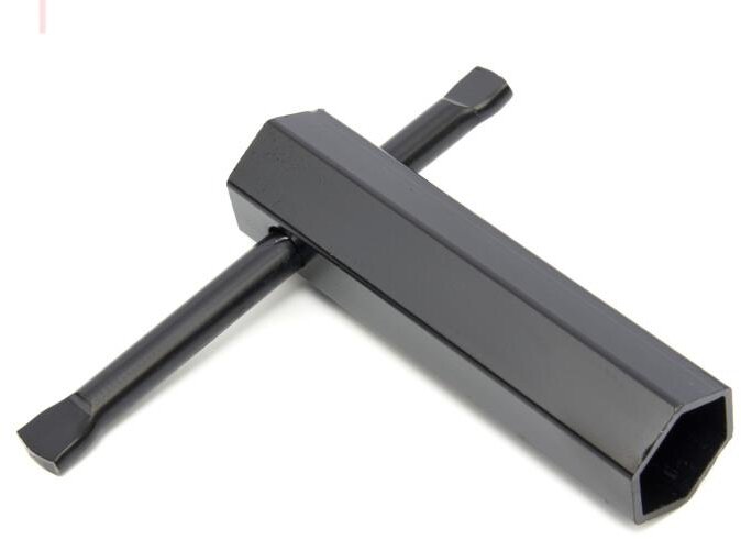 HBM Flacher Mini-Motorradlift 450 kg – Rot