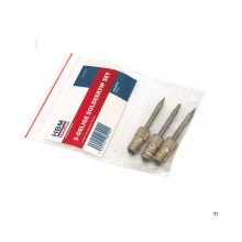 3-delers loddespisssett for HBM 3,6 volt 8 watt batteridrevet loddebolt