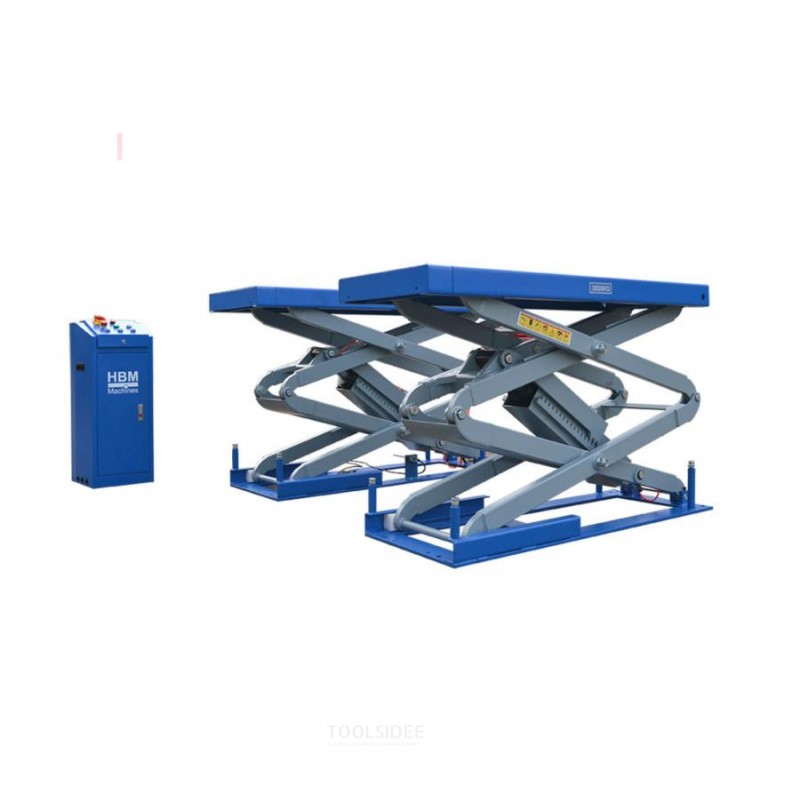 HBM Indbygget Hydraulisk Sakselift med Pneumatisk Udløser 3500 Kg HBM Indbygget Hydraulisk Sakselift med Pneumatisk Udløser 3500 Kg