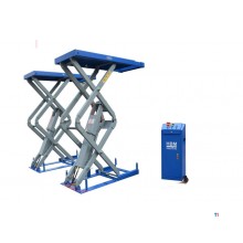 HBM Innebygd Hydraulisk Sakseløfter med Pneumatisk Utløser 3500 Kg HBM Innebygd Hydraulisk Sakseløfter med Pneumatisk Utløser 3500 Kg