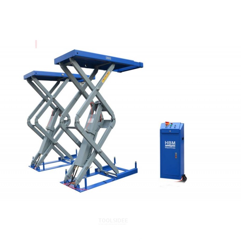HBM Indbygget Hydraulisk Sakselift med Pneumatisk Udløser 3500 Kg HBM Indbygget Hydraulisk Sakselift med Pneumatisk Udløser 3500 Kg