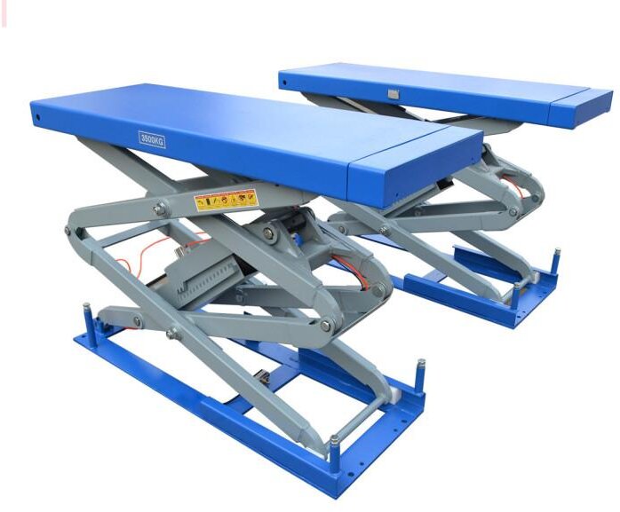 HBM Innebygd Hydraulisk Sakseløfter med Pneumatisk Utløser 3500 Kg HBM Innebygd Hydraulisk Sakseløfter med Pneumatisk Utløser 3500 Kg