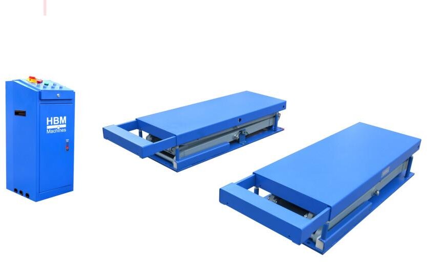 HBM Innebygd Hydraulisk Sakseløfter med Pneumatisk Utløser 3500 Kg HBM Innebygd Hydraulisk Sakseløfter med Pneumatisk Utløser 3500 Kg