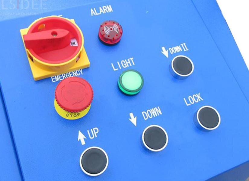 HBM Innebygd Hydraulisk Sakseløfter med Pneumatisk Utløser 3500 Kg HBM Innebygd Hydraulisk Sakseløfter med Pneumatisk Utløser 3500 Kg