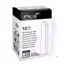 Pica Chalk 581 vit (12 stycken)