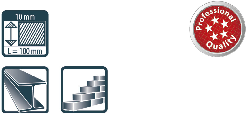 Pica 10 stk. 571 Fedtstenskridt 10x10x100mm Pica 10 stk. 571 Fedtstenskridt 10x10x100mm