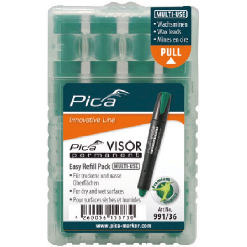 Pica 991/36 VISOR Permanent Refill green