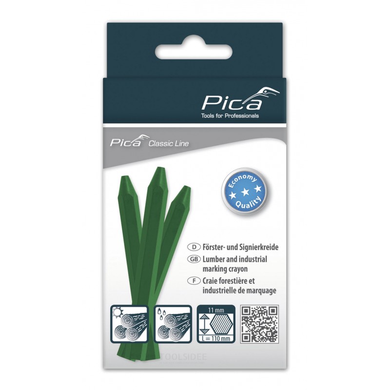 Pica Classic 591/36 ECO Markierkreide grün 12 Stück