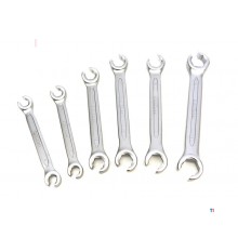 Stahlkaiser 6-delers profesjonelt åpen ringnøkkelsett for bremserør