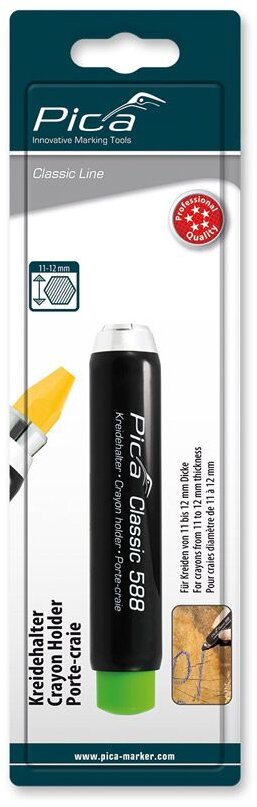Pica 588 kridtmarkørholder kridt Ø11-12mm blisterpakning