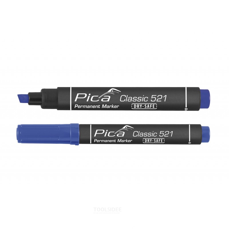 Pica 10 stk. 520/41 permanent tusch 1-4 mm rund blå