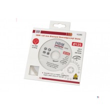 HBM 125 mm Diamantskæreskive Lukket