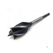 HBM 8 Piece Professional Wood Drill Bit Set Large Sizes with HEX Connection