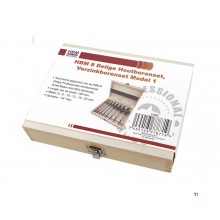 HBM 8 Piece Professional Wood Drill Bit Set Large Sizes with HEX Connection