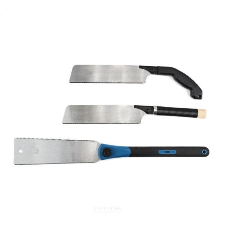 HBM japanilainen vetopyöräsetti 250 mm, 3-osainen