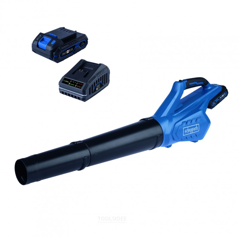 Scheppach akkukäyttöinen ruuvimeisseli-puhallin C-BL700-X-Set S