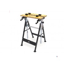 HBM portable workbench, with height-adjustable and tiltable worktop