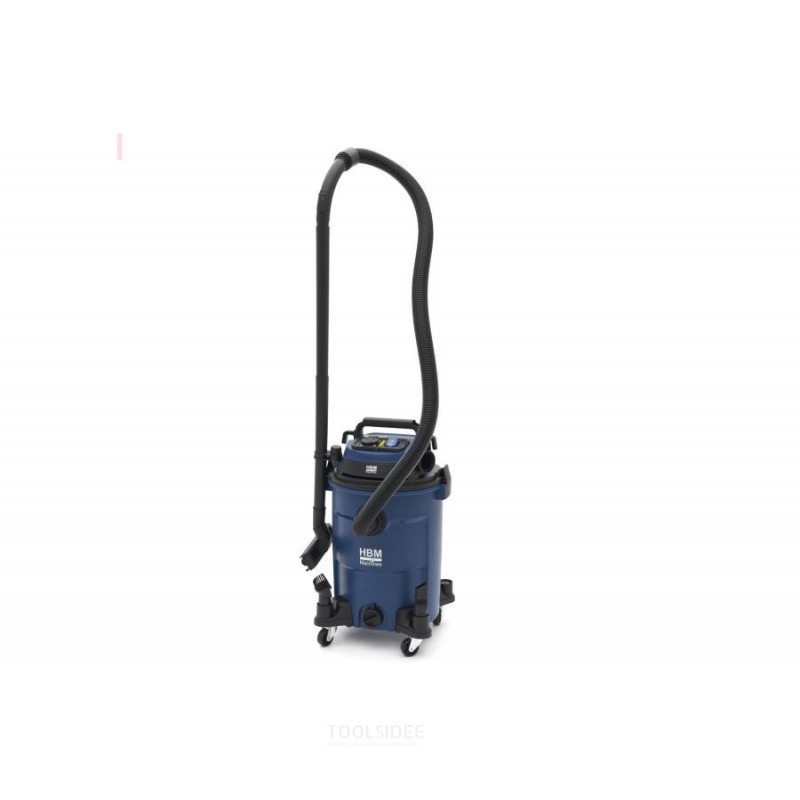 HBM konstruksjonsstøvsuger våt/tørr PP 1200W 25L