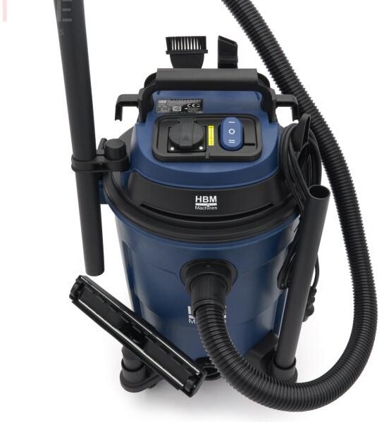 HBM Baustaubsauger Nass/Trocken PP 1200W 25L