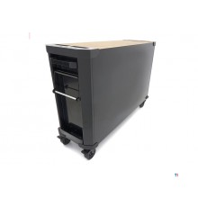 HBM verktøyvogn 10 skuffer 147 cm svart