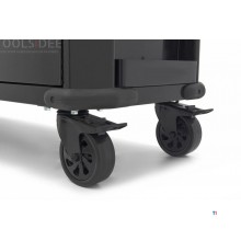 HBM verktøyvogn 10 skuffer 147 cm svart