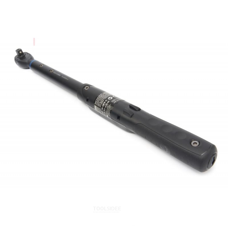 Llave Dinamométrica Digital Ajustable 1/2" - Rango 10-200Nm, Precisión ±2%, Incluye 5 Dados