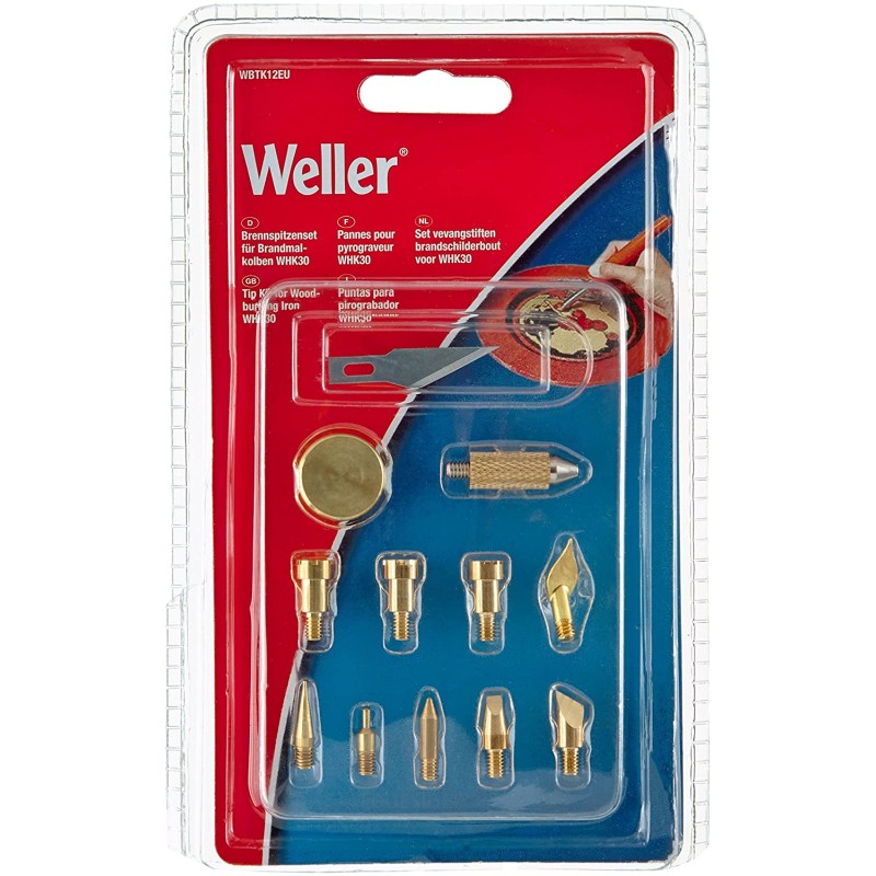 Weller Spare Soldering Tip Kit WHK30 EU-UK-CH