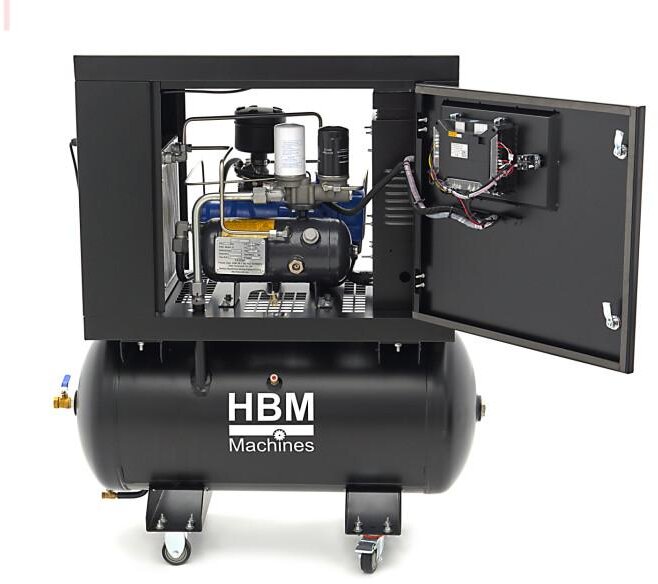 HBM schroefcompressor 160, liter 5 PK, 400 Volt HBM schroefcompressor 160, liter 5 PK, 400 Volt